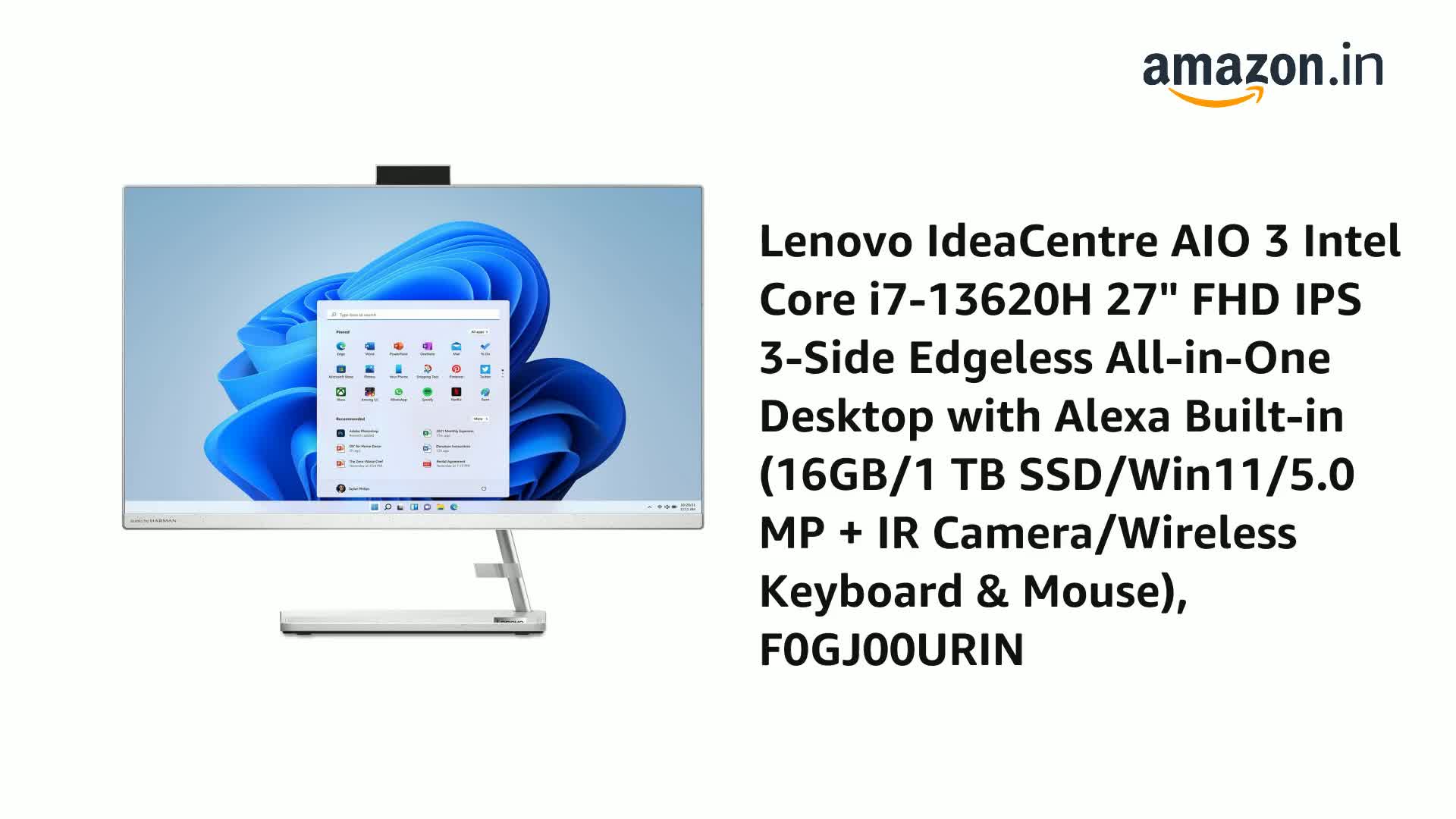 Lenovo IdeaCentre AIO 3 Intel Core i7-13620H 27