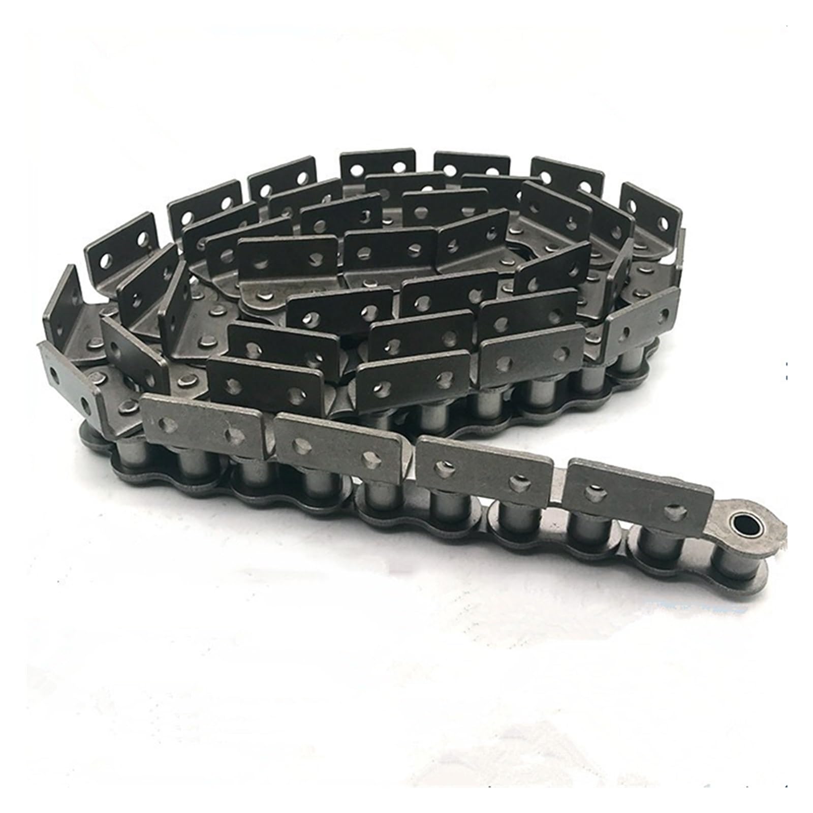 0 8b, 10a, 12a, 16a, 1. 5m Länge Maschinenübertragungswalzenkette, Förderkette mit Einzelbetreuungskette Doppelloch(12A Double Hole 1.5m)