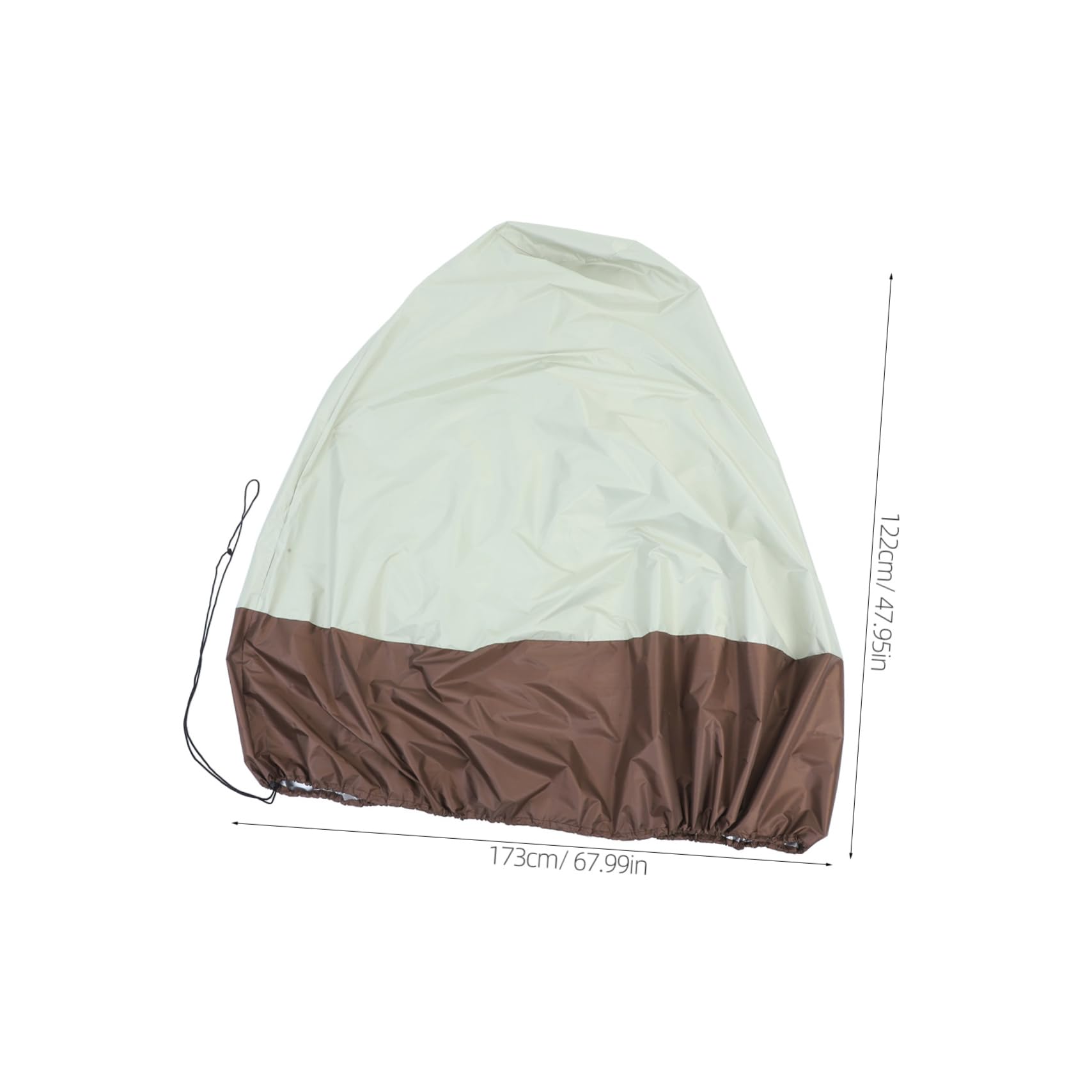 BCOATH Windproof Garden Statue Decorative Covers 122x173cm Oxford Cloth Fountain Cover for Weatherproof Protection