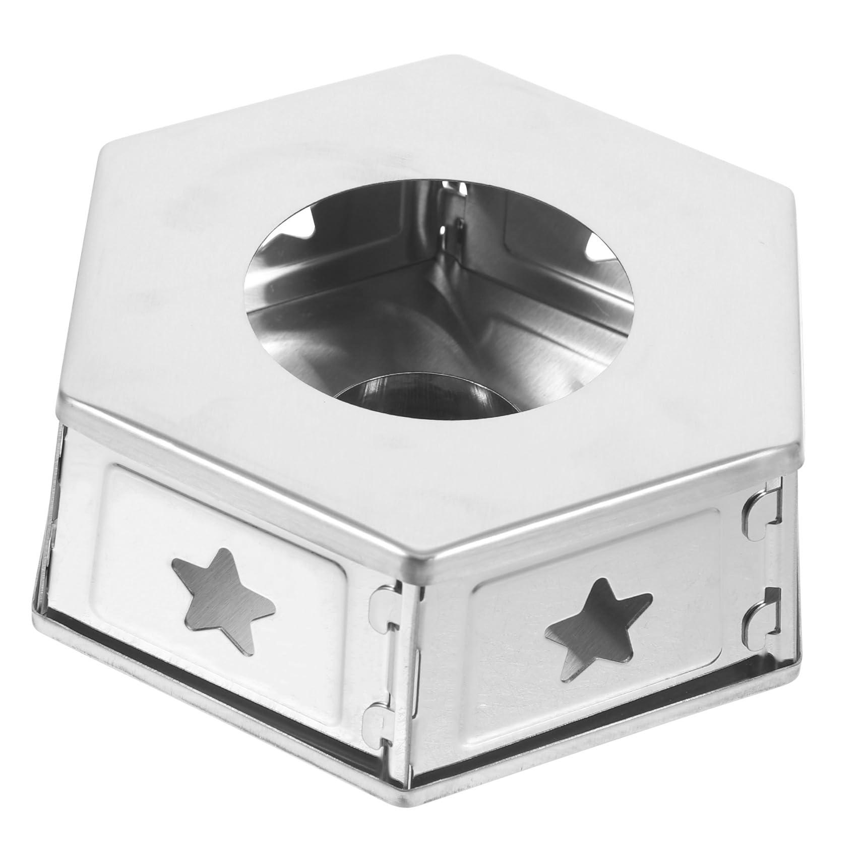 Base Scaldateiera in Acciaio Inox, Struttura Cava Portatile, 1 Pezzo