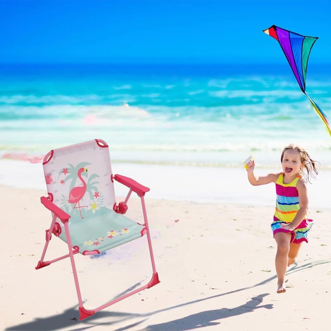 Cartoon Printed Foldable Chair for Baby boy, Girl, Toddler, Beach Chair for Travel, Outdoor, Folding Chair Booster Seat, Space Saver Folding Chair Home Classroom (1Pcs)-image-24