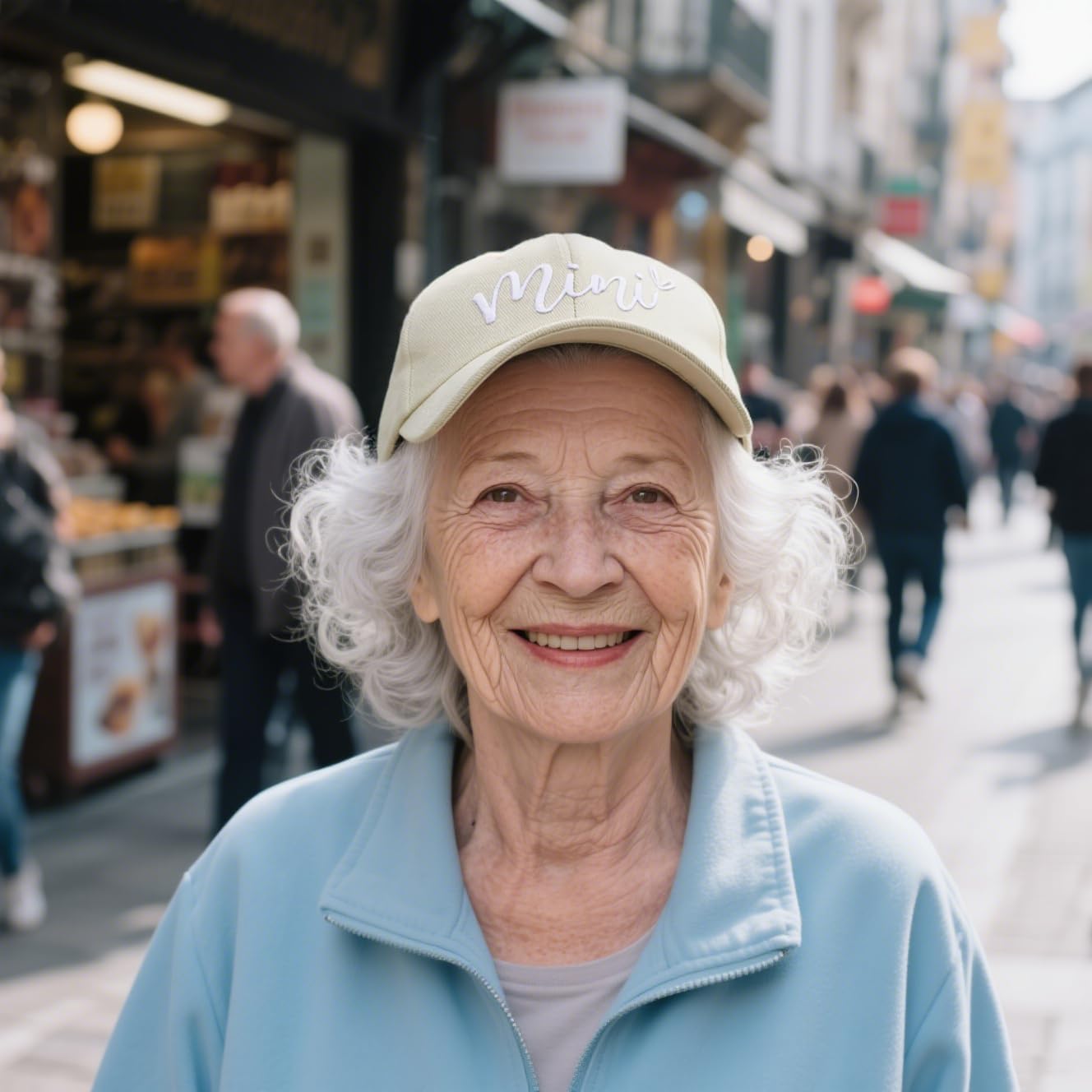 Waldeal Women's Blessed Grandma Hats Washed Denim Adjustable Baseball Cap for Mom - Image 6