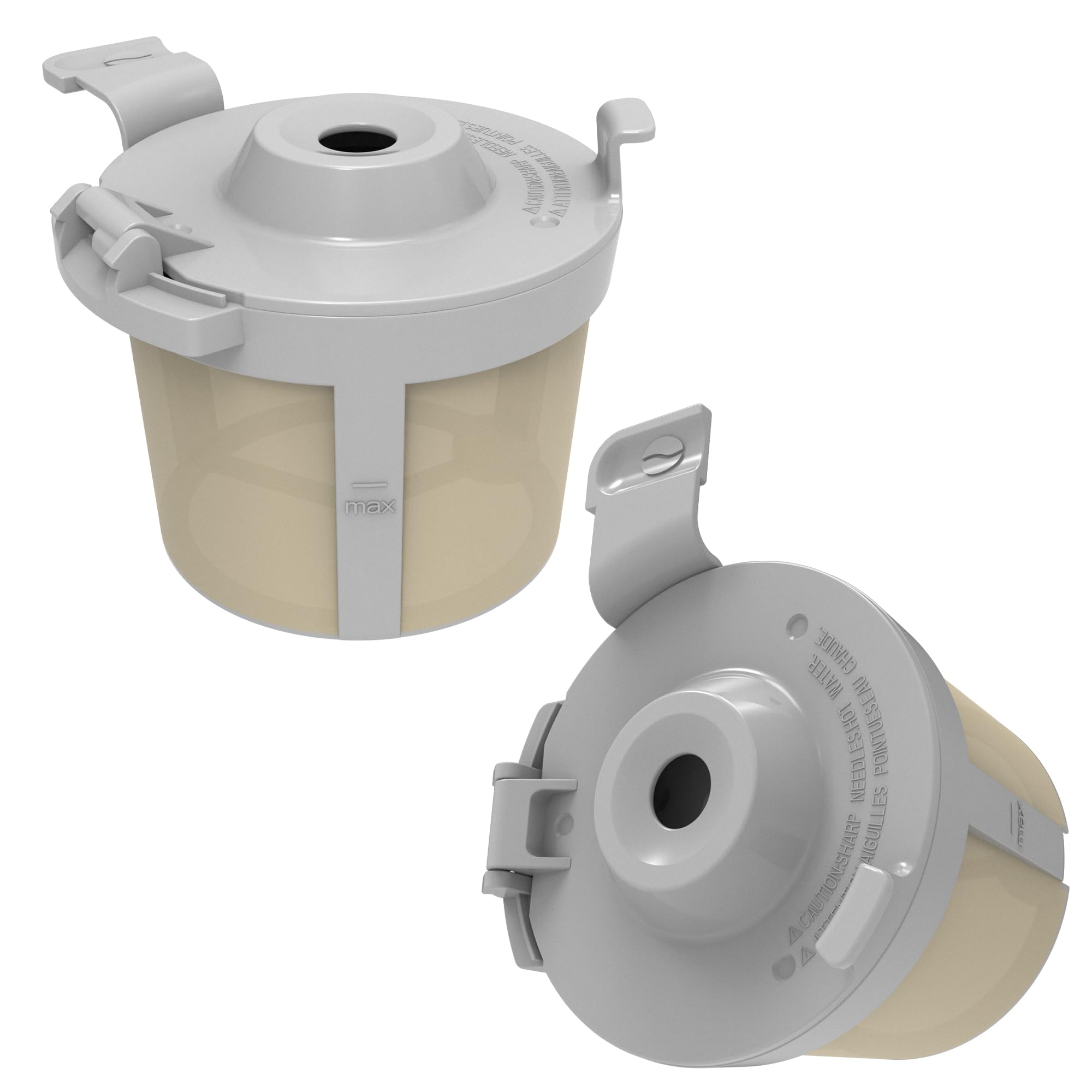 2 PCS Durable White Permanent Coffee Filter for Ninja PB051 PB040 PB041ST