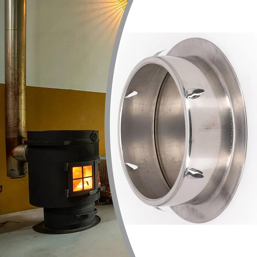 HAPPYNAO煙突セット ステンレス煙突 150mm （シングル）セット : 赤保金物店