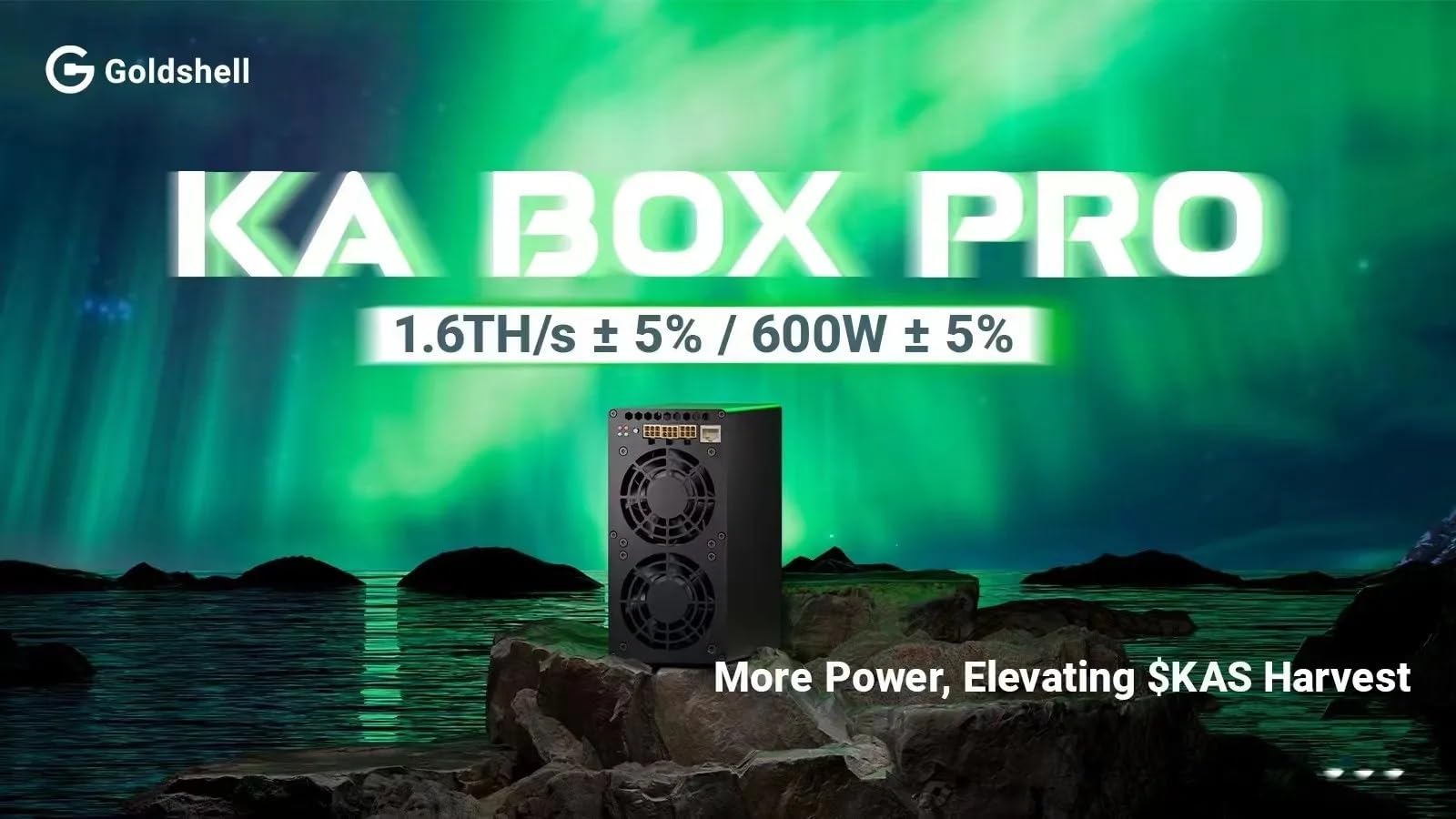 Amazon.com: New Goldshell KA Box Pro 1.6Th/s Kaspa Miner 600W