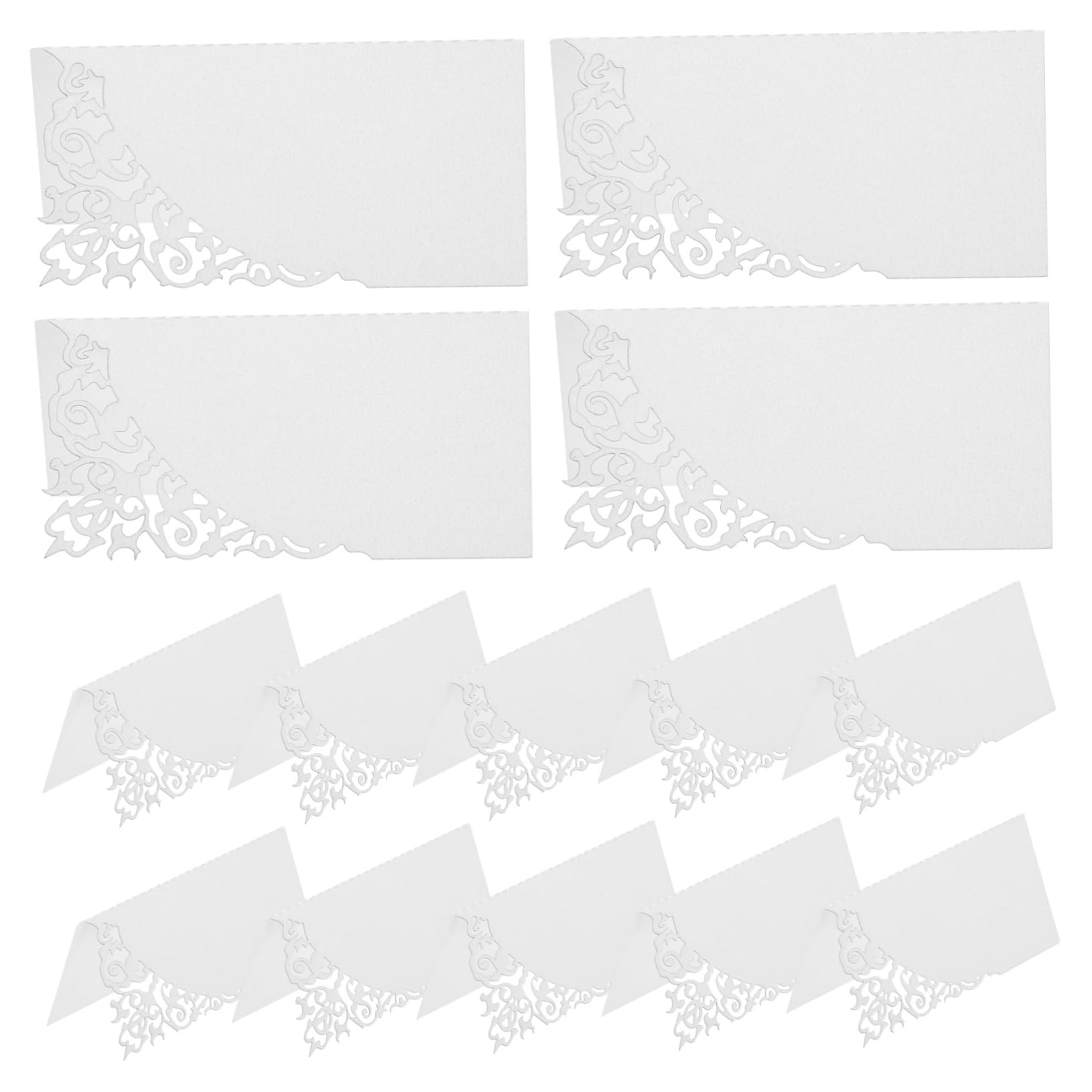 300stücke Hochzeit Tischkarten Kreative Platzkarten Für Feiern Einladungen Events Elegante Lasergefräste Namenskarten Für Hochzeiten Geburtstage Bankette Und Mehr
