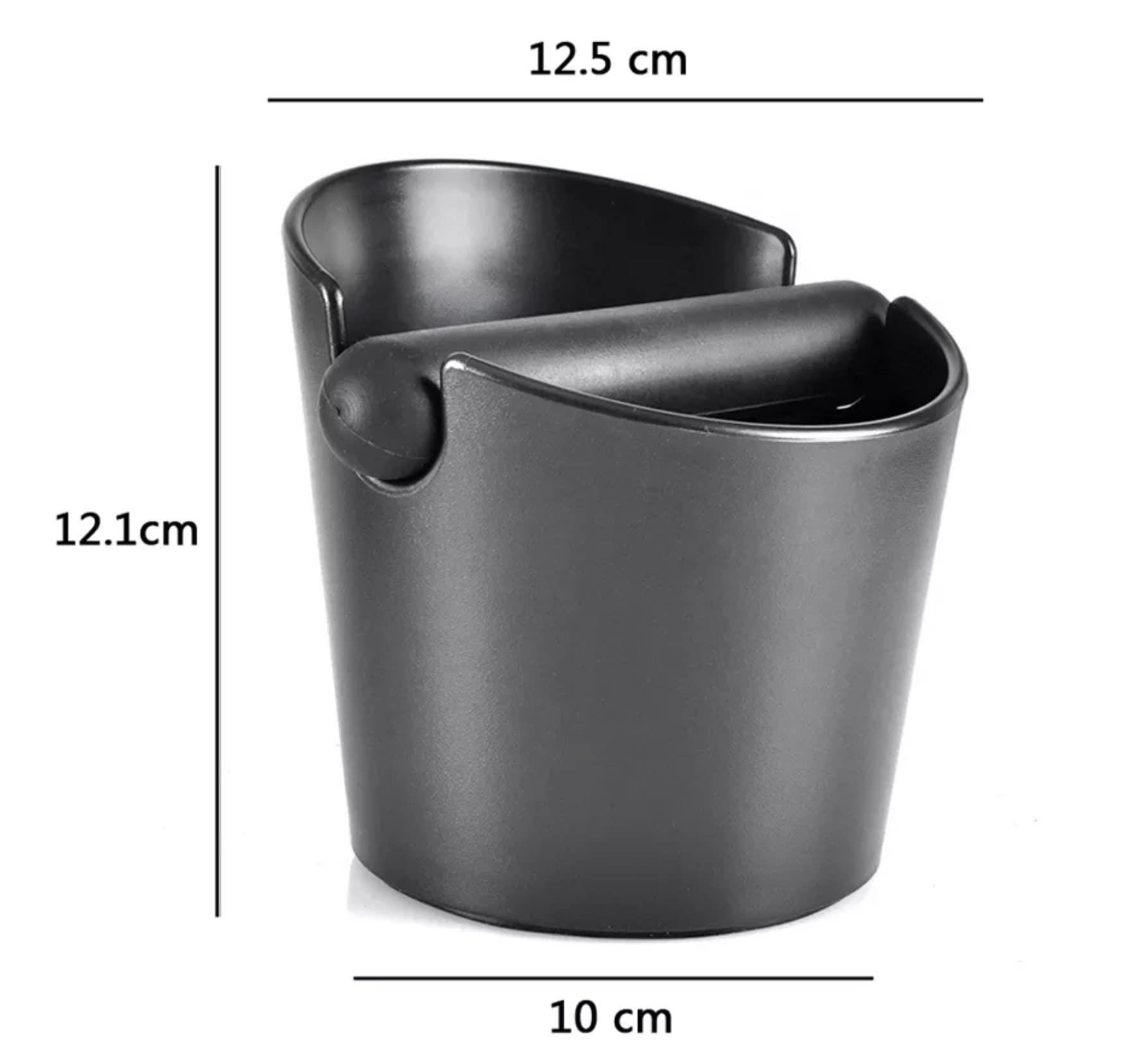 ITALPARTS Recipiente Fondi Caffè Knock Box (Medium) Battifondi Caffè Cassetto Fondi Caffè ContenitoreBattifiltro Caffè
