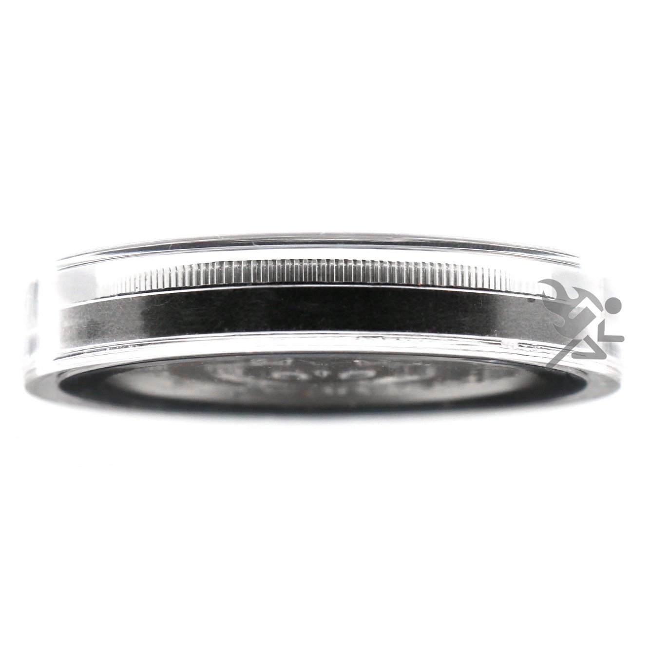10-Pack Air-Tite Coin Capsules For US Quarters - 24mm Black Ring, Acrylic Holders