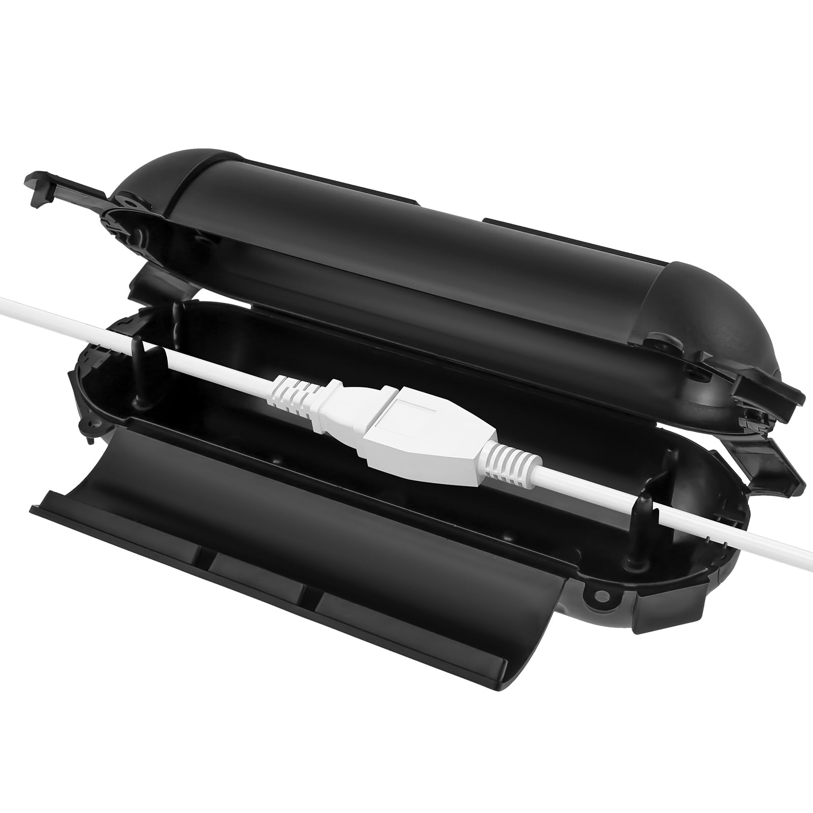 Outdoor Extension Cord Safety Cover, IP44 Waterproof with Water-Resistant Seal, for AWG 12/14/16 Cords, Rain and Snowproof Electrical Junction Box for Outdoor Plugs, Sockets, Electrical, Pool Pumps