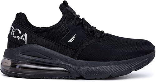 Miniatura 2 de Nautica Zapatos deportivos casuales de moda con burbujas de aire para niños, zapatos para caminar, ligeros, para niños y niñas, con cordones