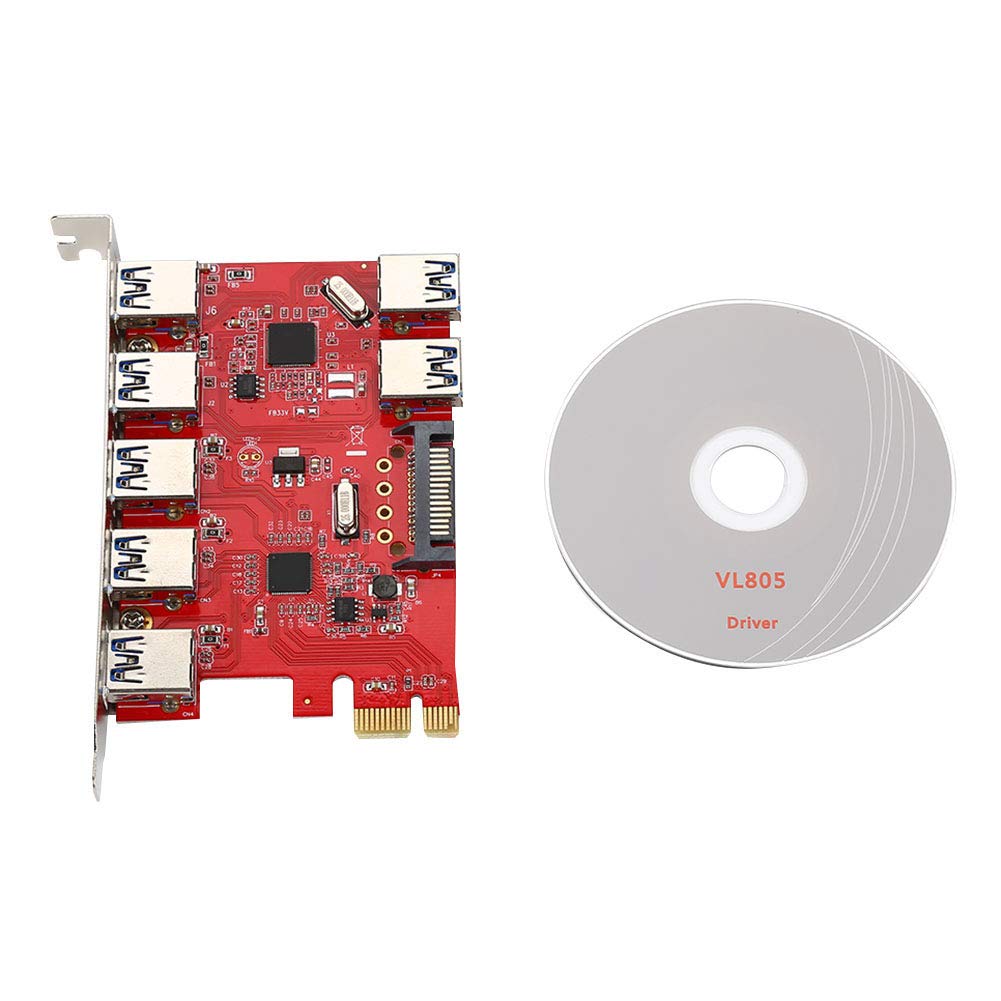 CCYLEZ Scheda di espansione da PCI a USB, Adattatore per Scheda di Estensione da PCI a USB, ultraveloce, ad Alta capacità, Adattatore per Scheda di espansione, velocità di trasferimento Dati Fino