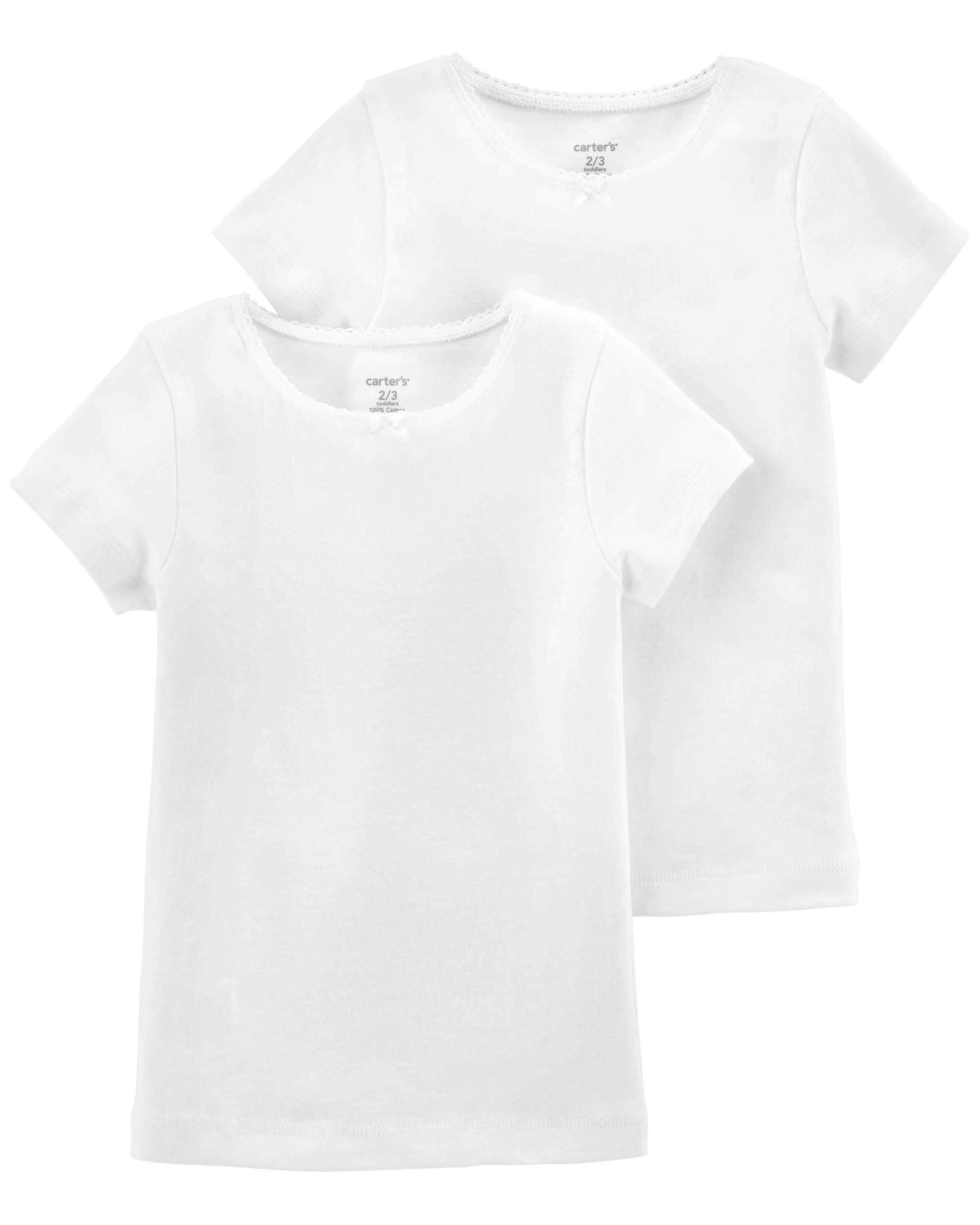 Carter's Little Girls' 2-Pack Cotton Tee Set