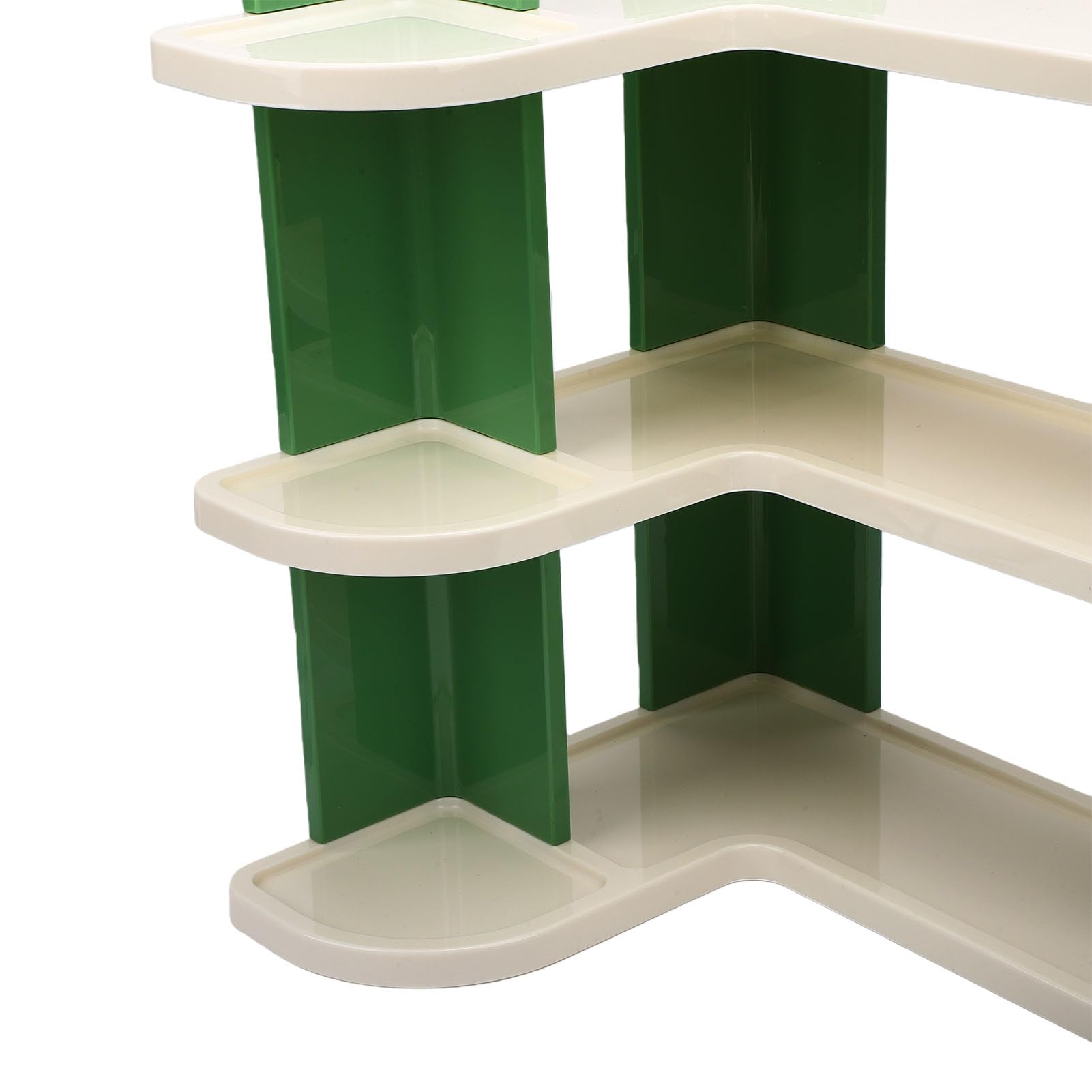 SIXRUN Organizer per Postazione caffè, Organizer per Bar Caffetteria Multi-livello in ABS, Supporto da Banco di Grande capacità 17,3 X 16,9 X 12,6 Pollici con 12 Accessori per la del Bar Caffetteria