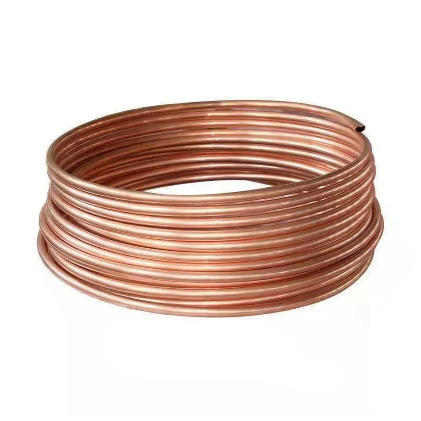 Soft Coil Kupferrohr, Kupferrohrspirale, Weiche Spule Kupferrohre T2 Rot Kupfer Kapillarrohre for AC Kältetechnik OD 2-22mm Mehrere Größen(5 meters 8x1mm)