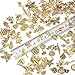 JIALEEY 200Pcs Tibetan Antique Gold Charm Mixed Pendants DIY for Bracelet Necklace Jewelry Making and Crafting