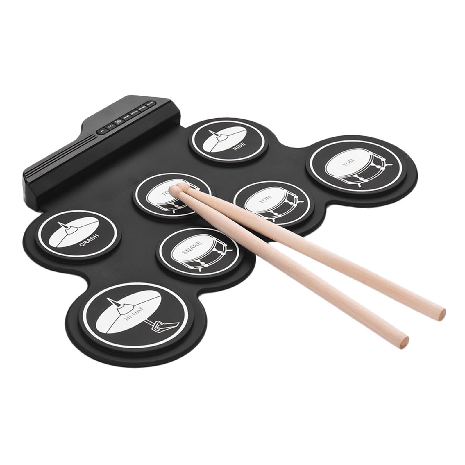 Batteria elettronica portatile USB adatta per gli appassionati di musica con ricca libreria di suoni tra cui ritmi rock per principianti