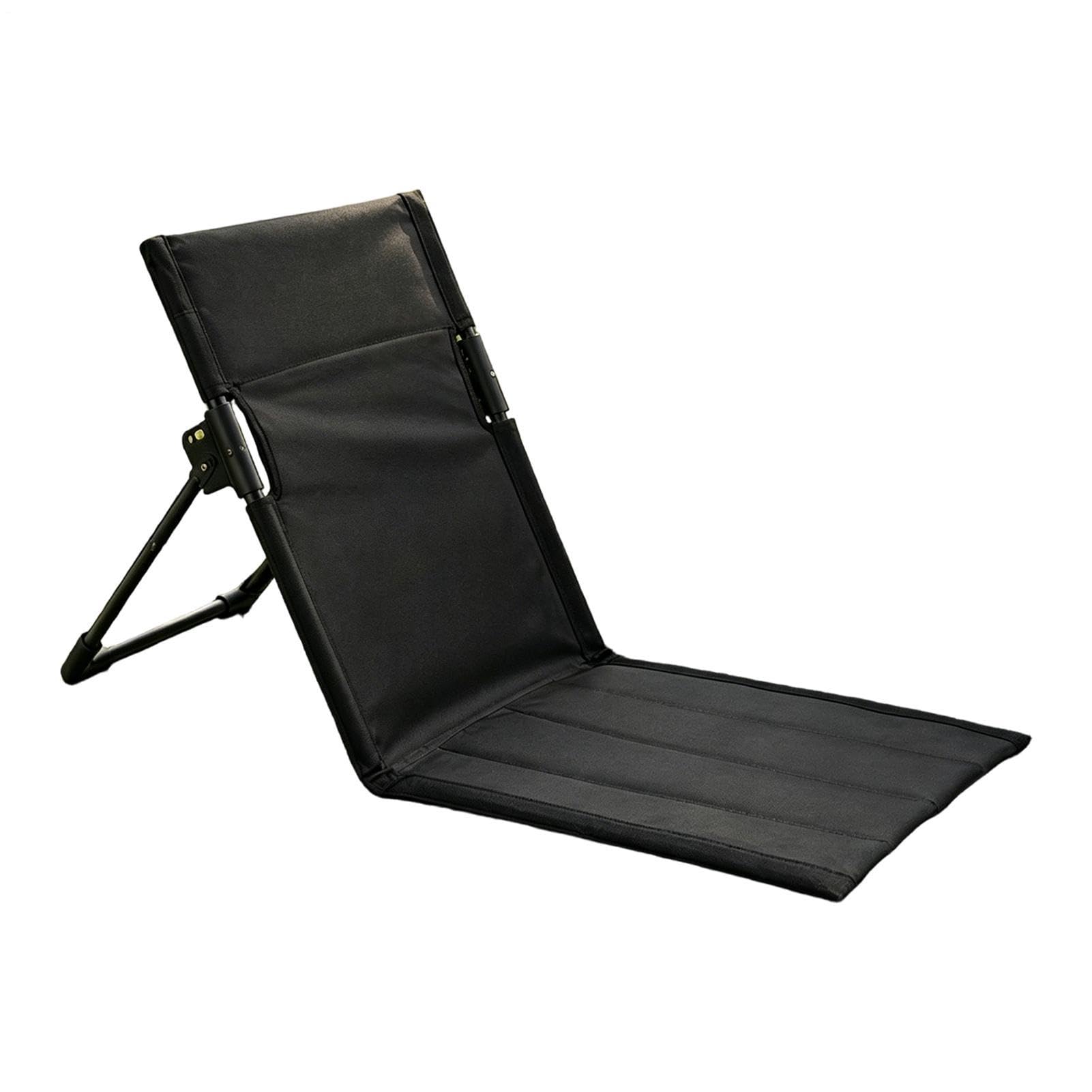 Folding Lounge Chair with Backrest Outdoor Camping Lightweight Lounger