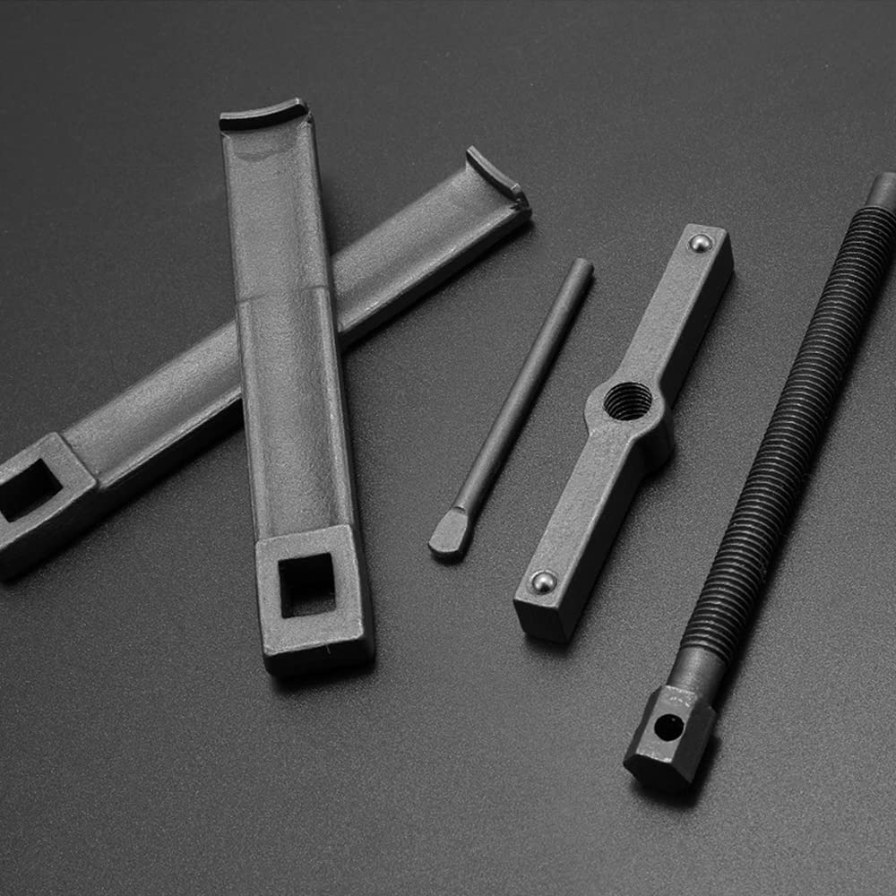 Estrattore dell'ingranaggio del cuscinetto a due ganasce dell'acciaio al carbonio, separatore di trazione universale del cuscinetto della ruota, nero 90mm/110mm/130mm/150mm, 150mm/5.90'