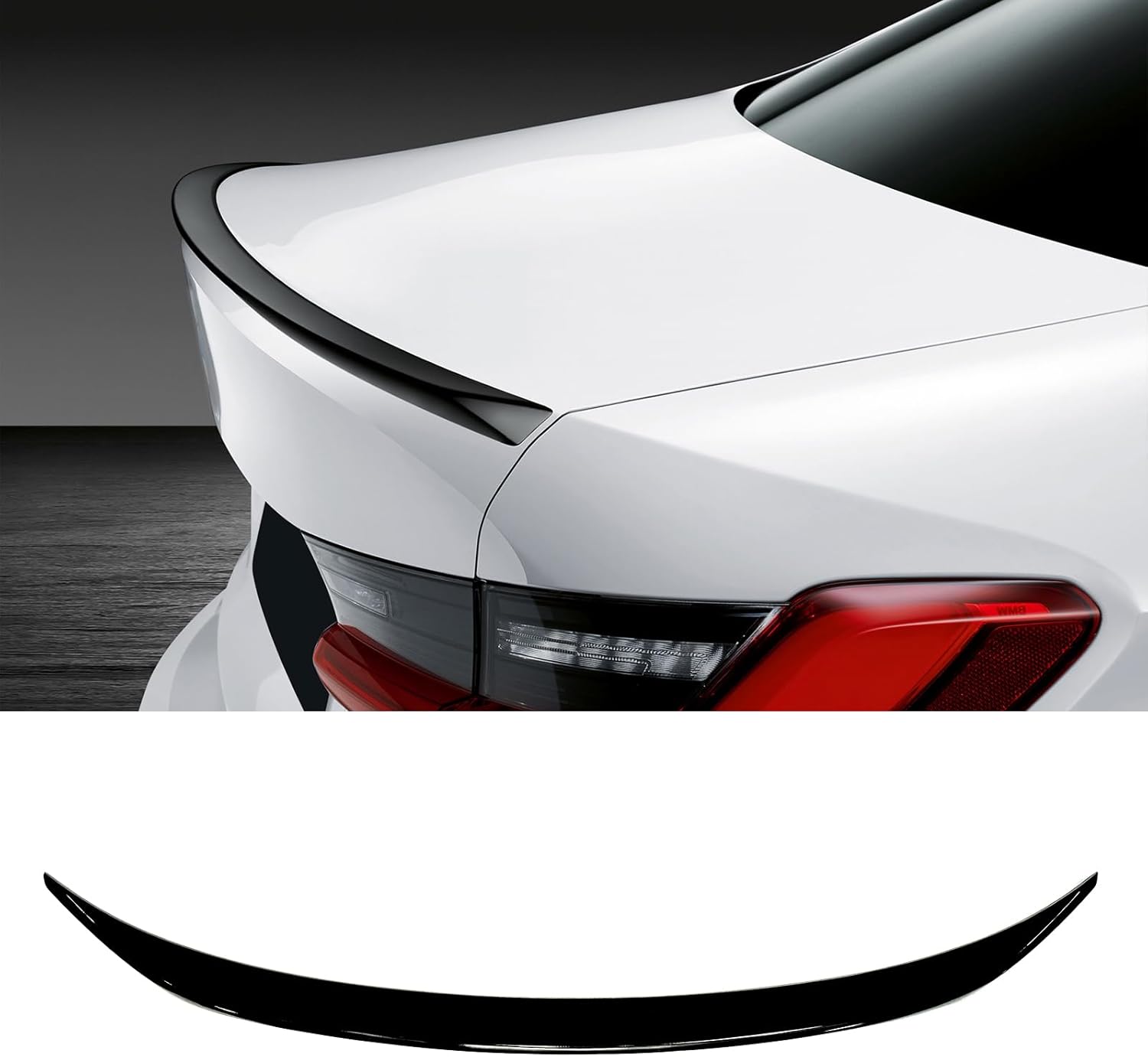 KHK G20 Trunk Spoiler, Gloss Black Car Rear Trunk Tail Spoiler, MP Style Rear Wing Spoiler Fits for 2019-2024 BMW G20 3 Series 330i M340i and G80 M3 All Models 2020 2021 2022 2023