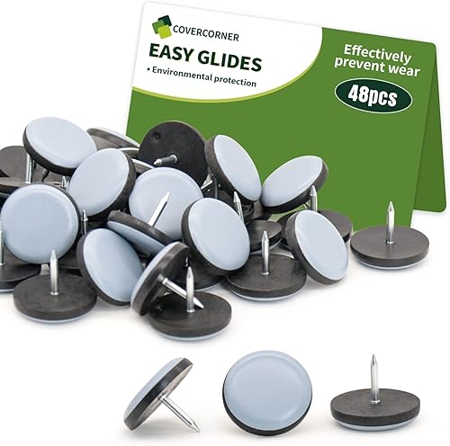 Protectores de suelo para patas de silla, deslizadores de muebles de 1 pulgada, protectores de suelo para sillas