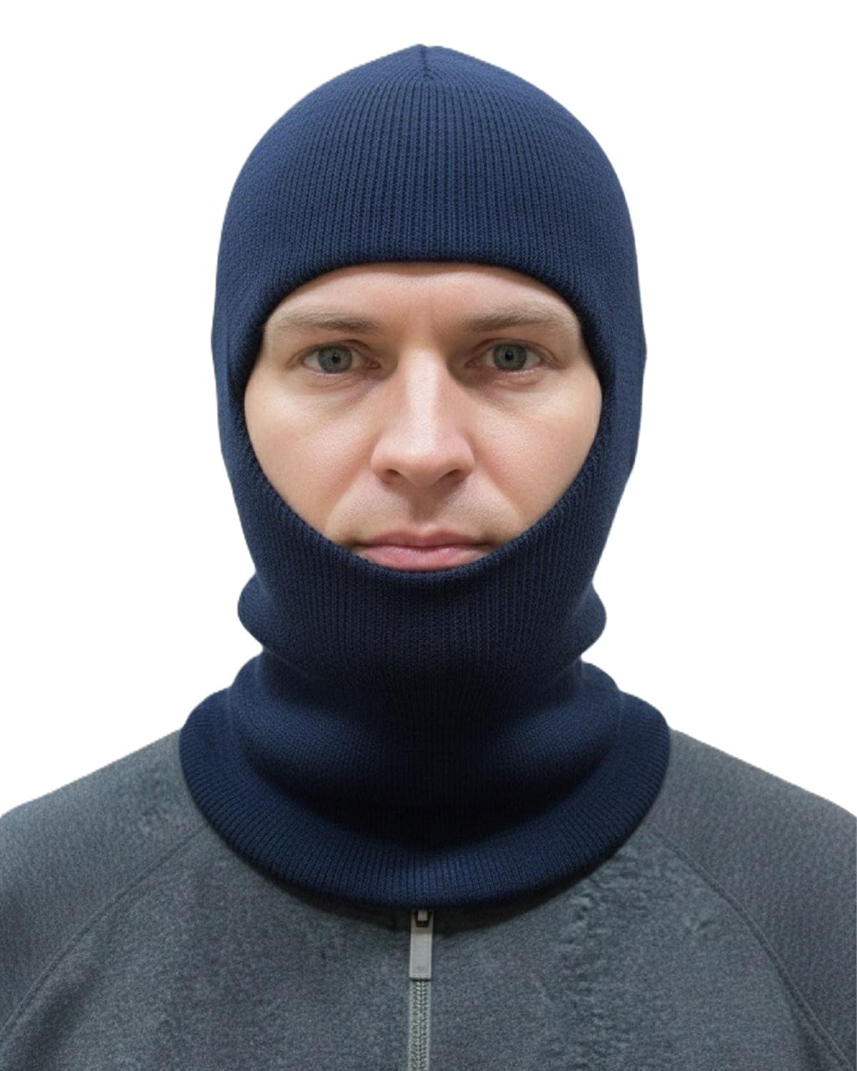 zacharias Men's Winter Woolen Full Face Cover Balaclava Monkey Cap (Free Size) (Pack of 1)-picture-40
