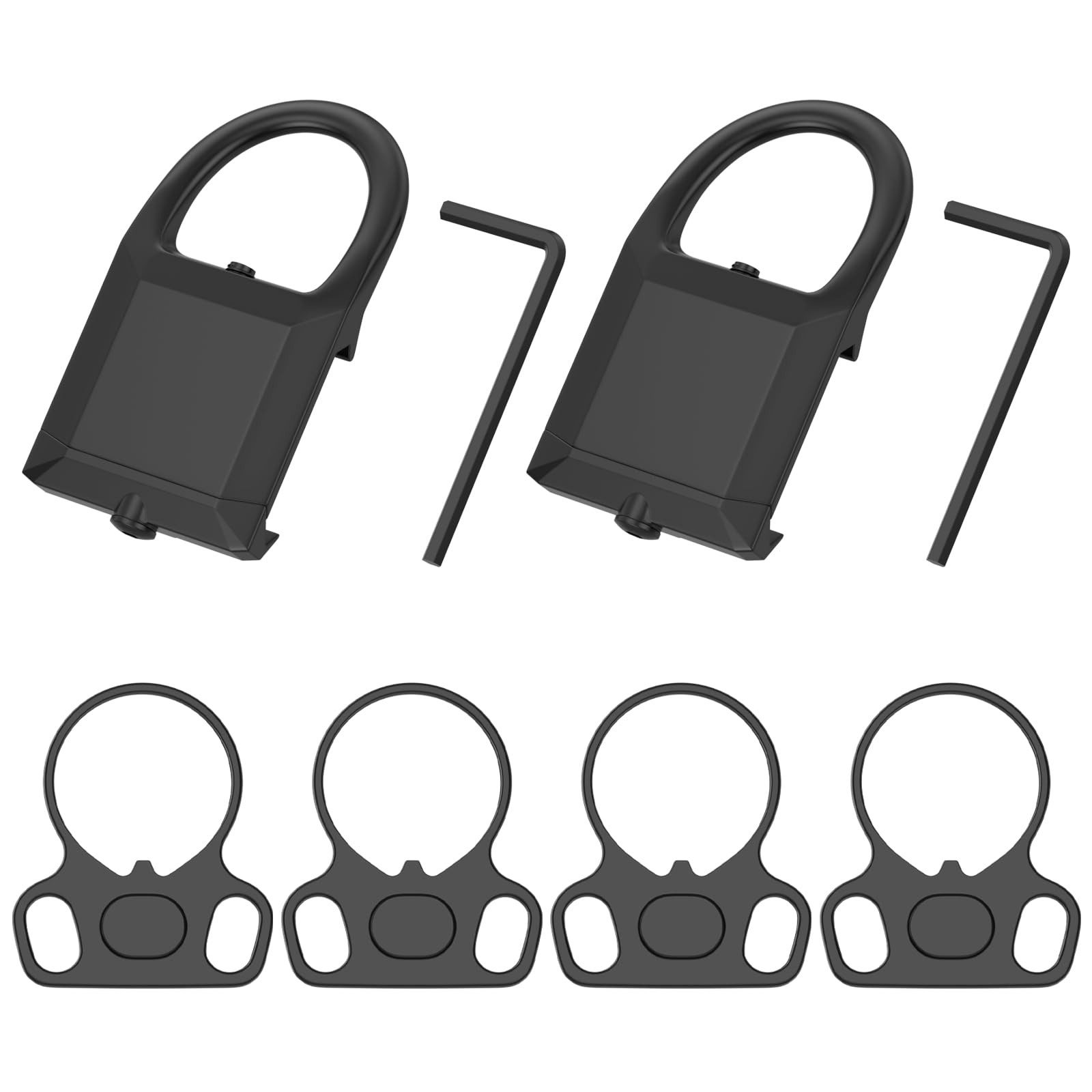 NIRIAHO Two Point Sling Mounts, Industries Sling Attachment, Picatinny Sling Mount for Two Point and Traditional Sling Heavy Duty Sling Attachment Ring