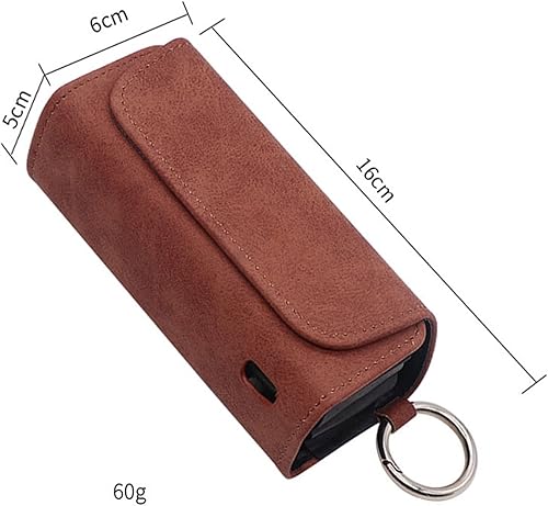 Miniatura 2 de EPMANN Bolsa de almacenamiento protectora de piel funda protectora para accesorios de IQOS Iluma DVD color caoba