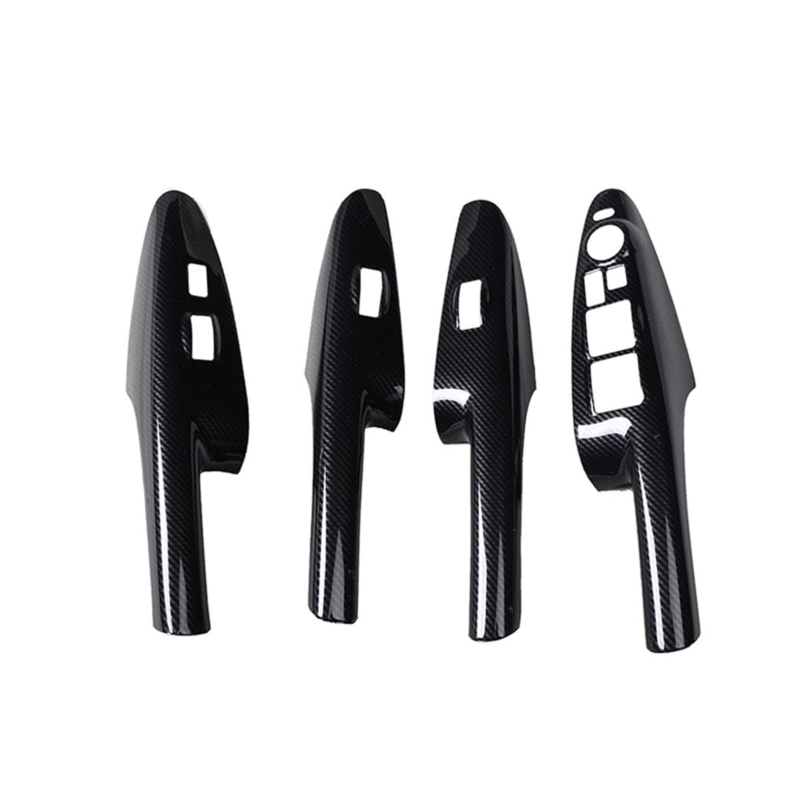 Hljnlvbn Window High Car Interior Sticker Car Abs Gear Panel Window Lifter Vent Frame For Hyundai For Tucson 2006 2007 2008 2009 2010 2011 2012 2013(Window High)