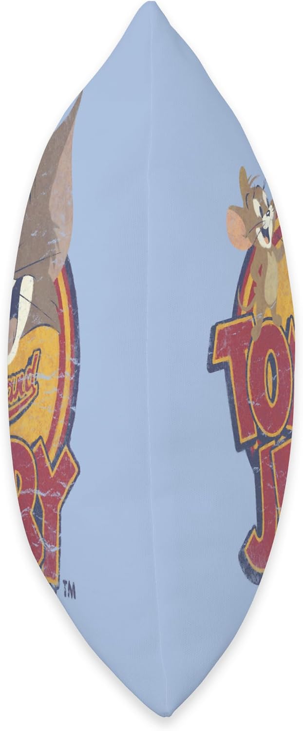 Tom and Jerry Water Damaged colors Throw Pillow