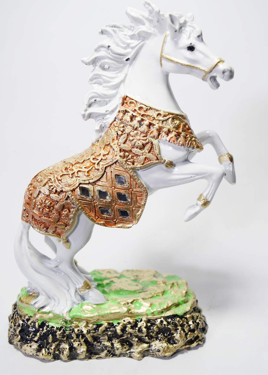 Golden Horse Statue - Wealth & Success Decor -20