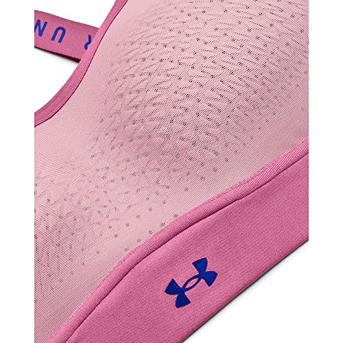 Under Armour Women's Standard Limitless Mid Sports Bra, (647) Prime Pink / / Versa Blue, X-Large #TOP2