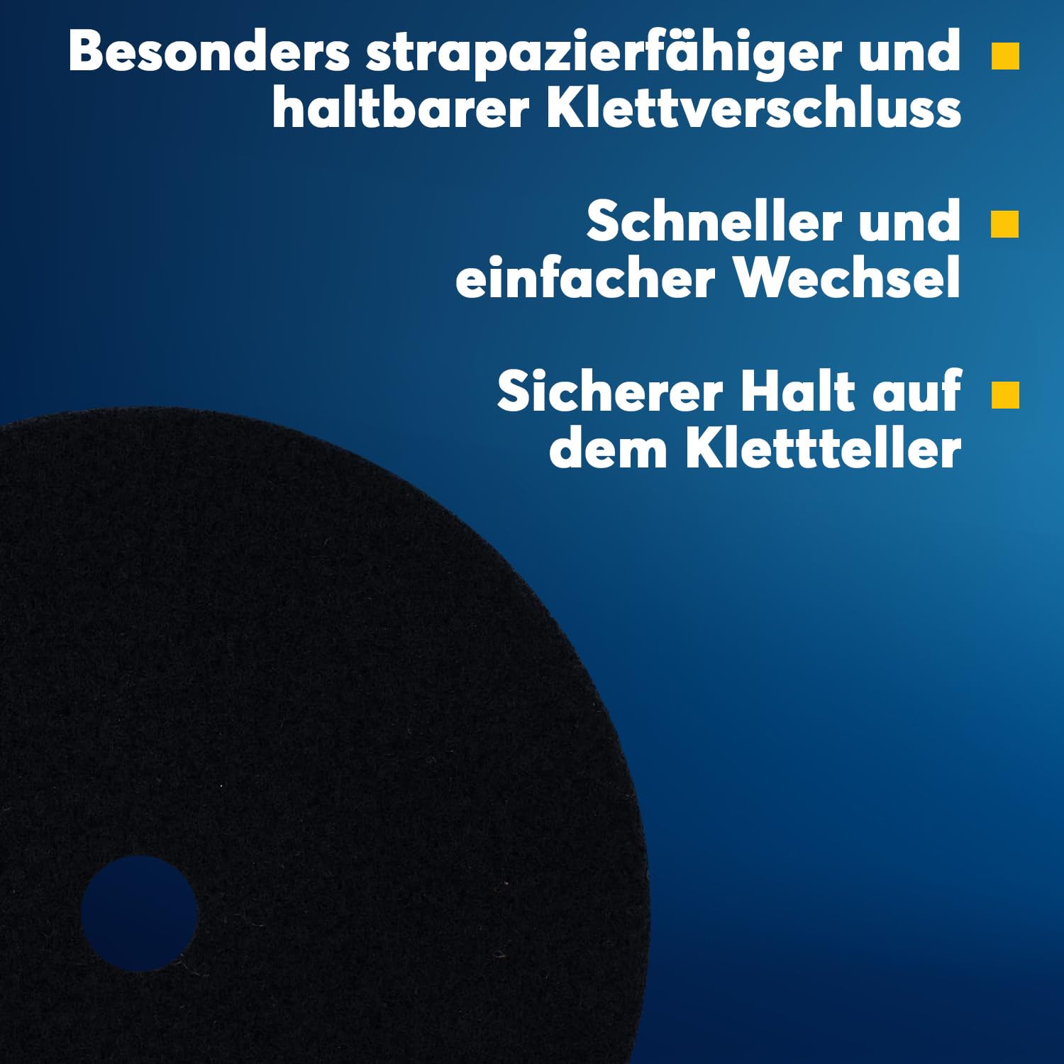 EDW Profi Diamant-Schleifpad für Trockenschliff, D = 230 mm, Körnung Polierer, Klettaufnahme, für Naturstein, Kunststein, Granit, Marmor, Glas, Keramik oder Fliesen