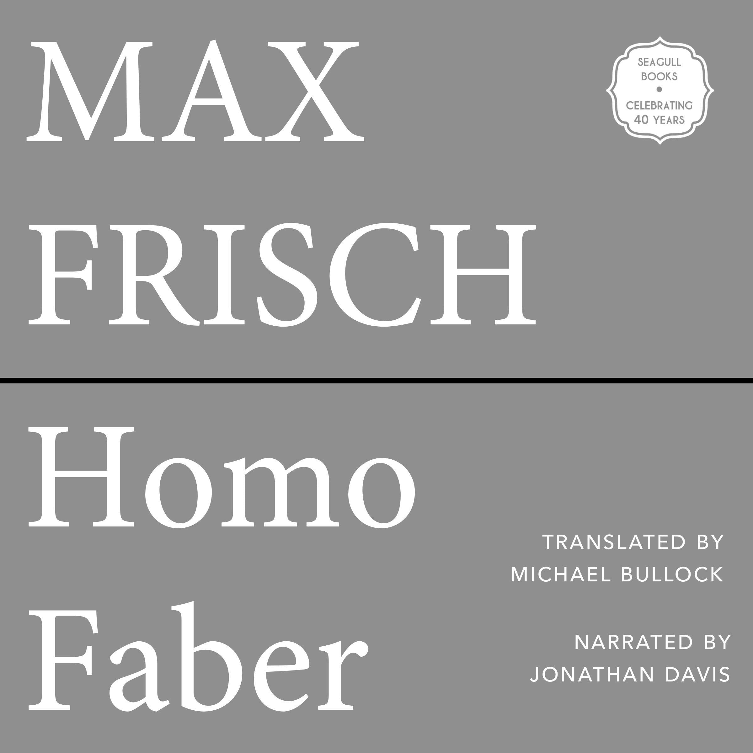 Cover art for Homo Faber