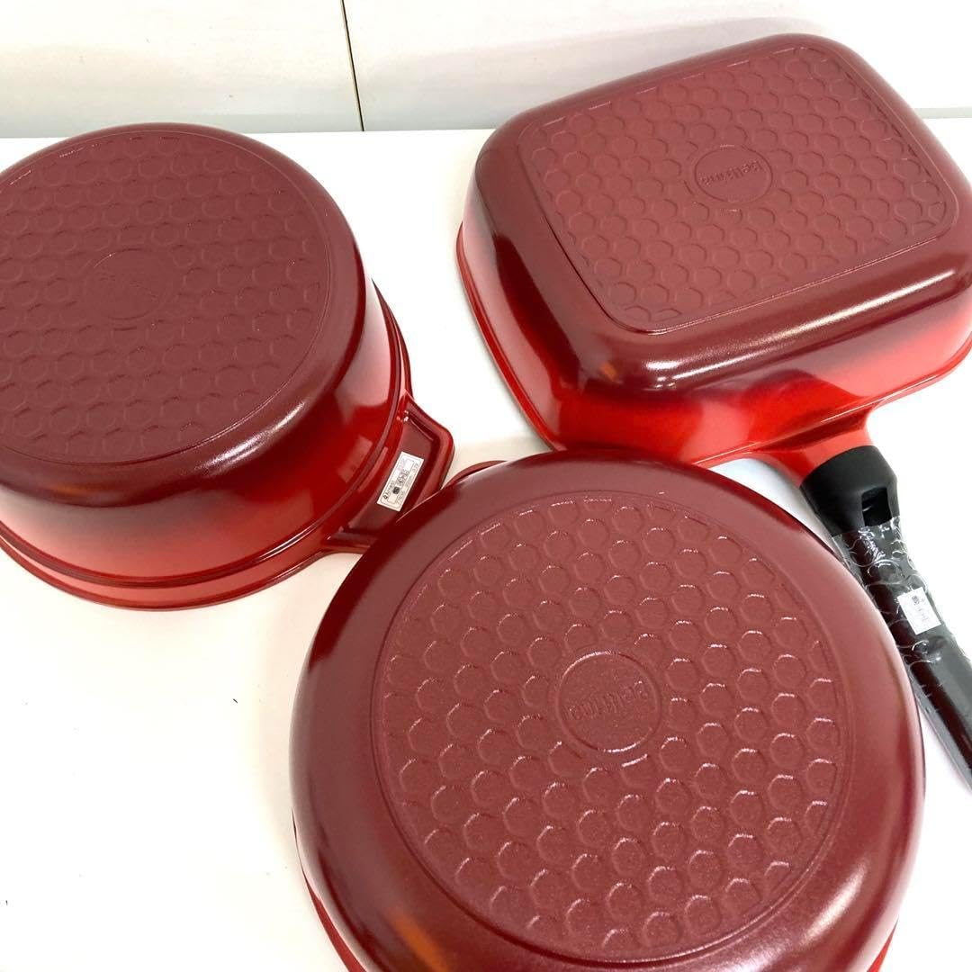 1574V ベルフィーナ マルチパン 無水調理パンセット 角型セット