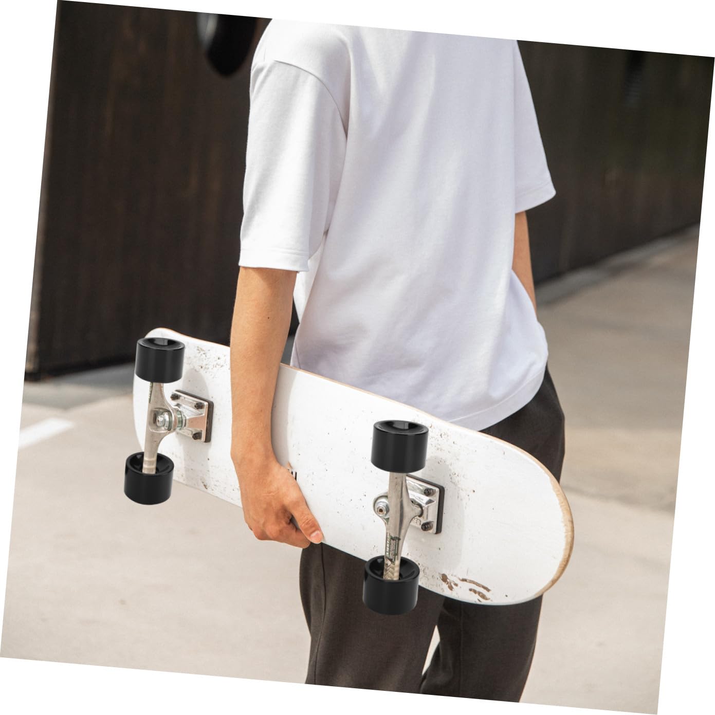 ifundom Skateboard Transparent PU Material Reißfest für Cruiserboards zu Installieren Entfernen
