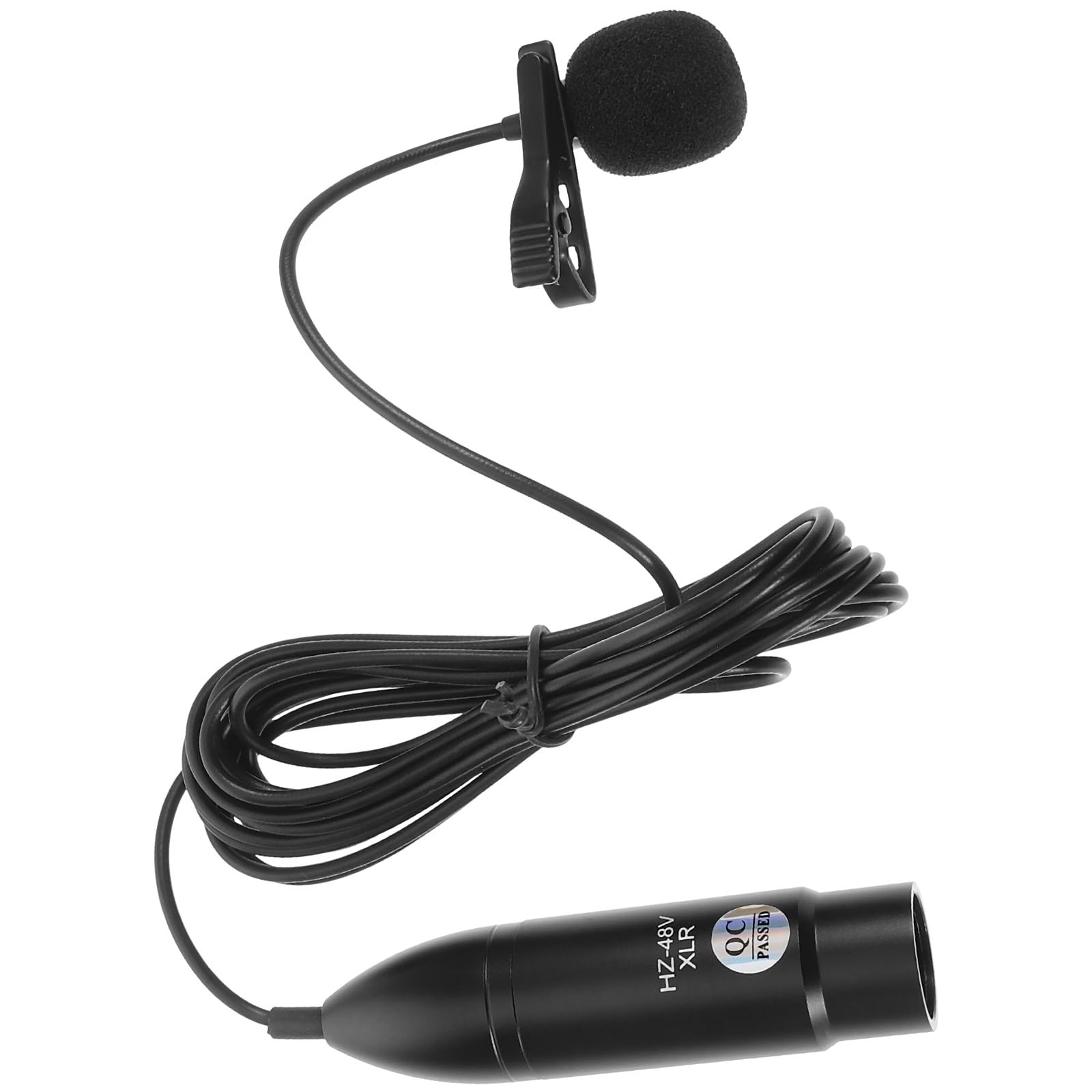 Microphone cravate filaire XLR 48V à trois broches de 3m résolvant les interférences de direct - 8