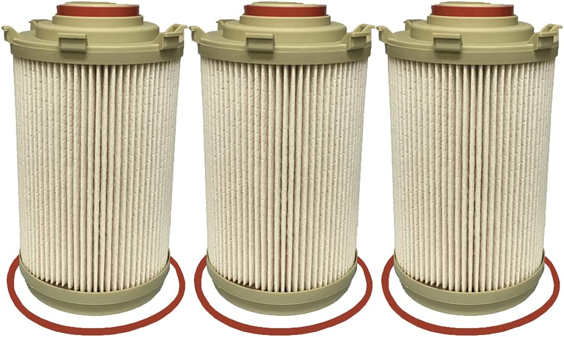 Diesly 6.7L Diesel Fuel Filter Replacement for 2007-2009 RAM 2500, 3500, 4500, 5500 -Set of 3