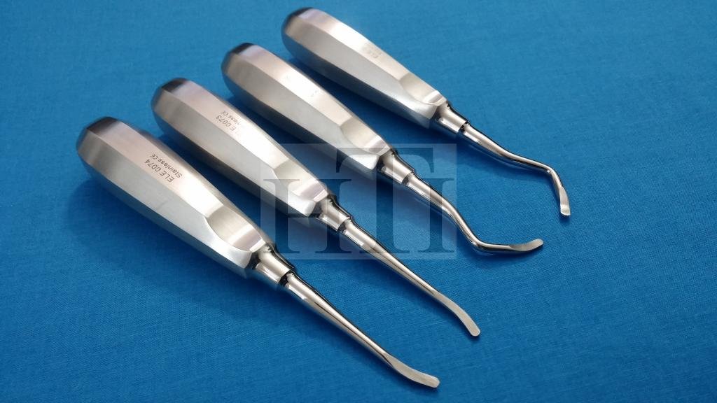 SET OF 4 FRENCH STEEL PACIFATED LEFT + RIGHT MILLER EAST