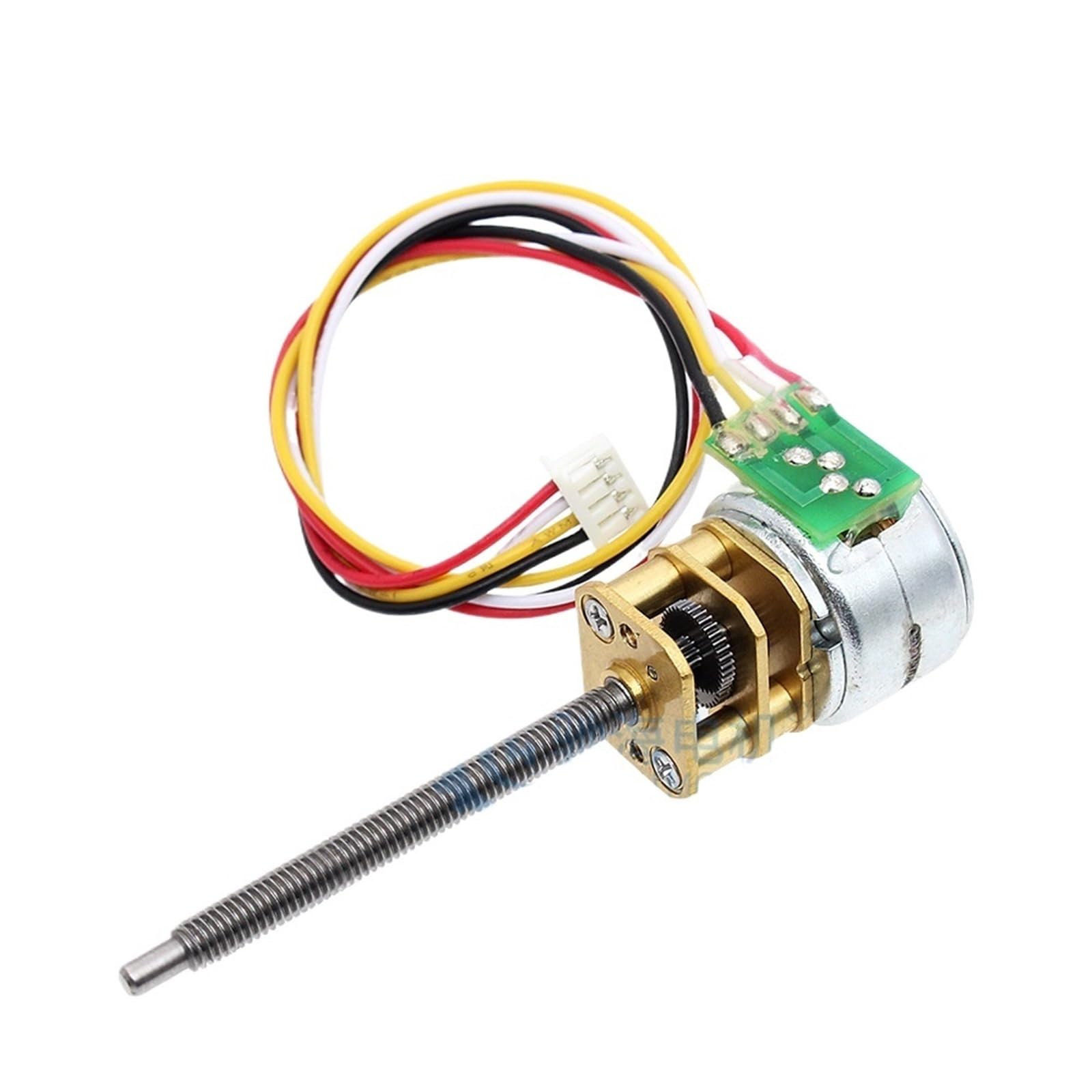 Moteur pas à pas CHS-GM12-15BY bifilaire rapport 50 avec vis M3 pour robotique