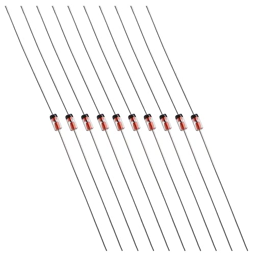 Create idea 50PCS 1N34A Diodo de Germanio 50mA 65V Axial 1N34A Diodos de Silicio Electrónicos Componentes Electrónicos para AM FM TV-IF Aplicaciones