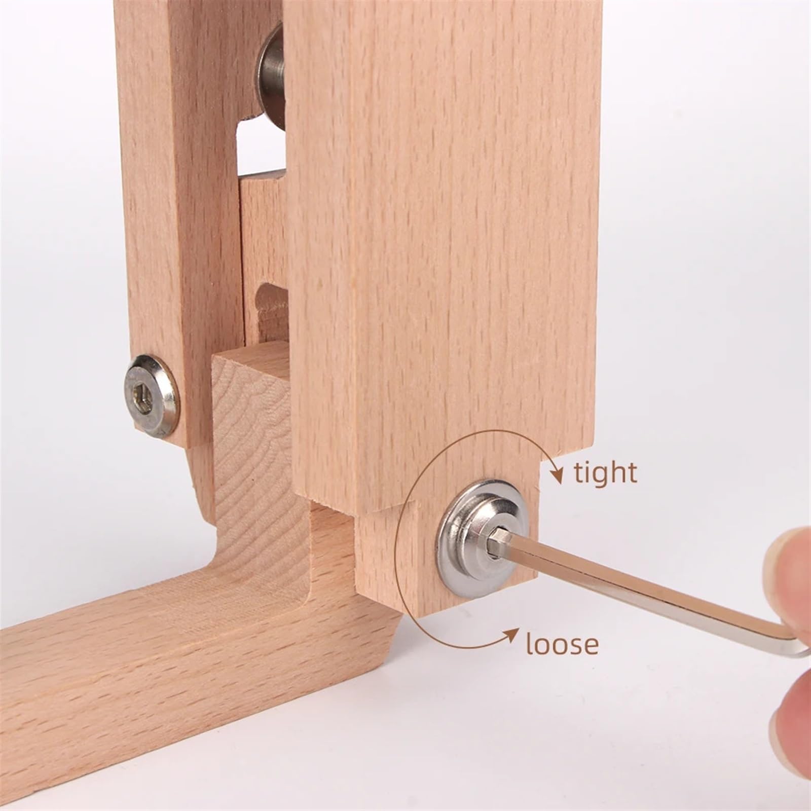 Coser Clip De Madera Clip for manualidades de cuero con forma caballo pony for coser, herramienta esencial for ajustable en posición costura, portátil y for viajes