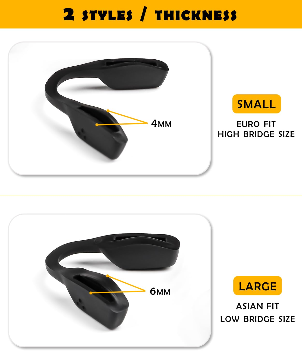 Nasenpads in normaler Größe, Ersatz für Oakley Hex Jector OX8032 OX8174F Brillenrahmen, weiche Silikon-Nasenstücke