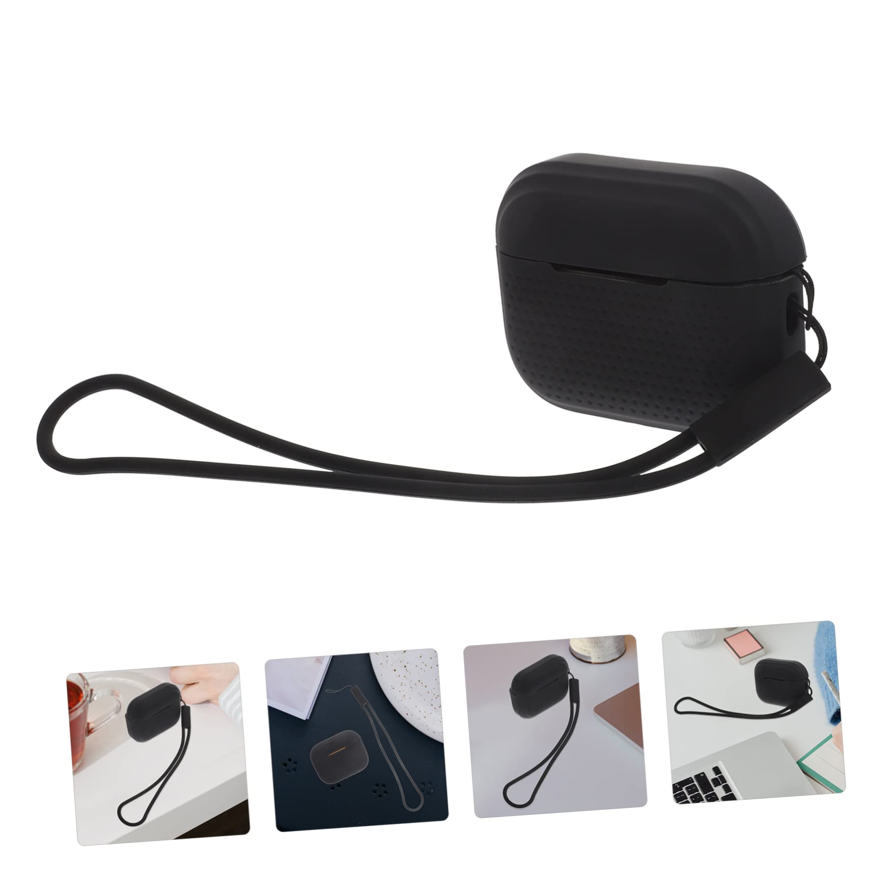 DOITOOL 4 Piezas Caso De Auriculares Cubierta De Auricular De Color Auriculares Inalámbricos Cubierta del Auricular Cubrir Gel De Sílice Delicado Estuche para Pro2