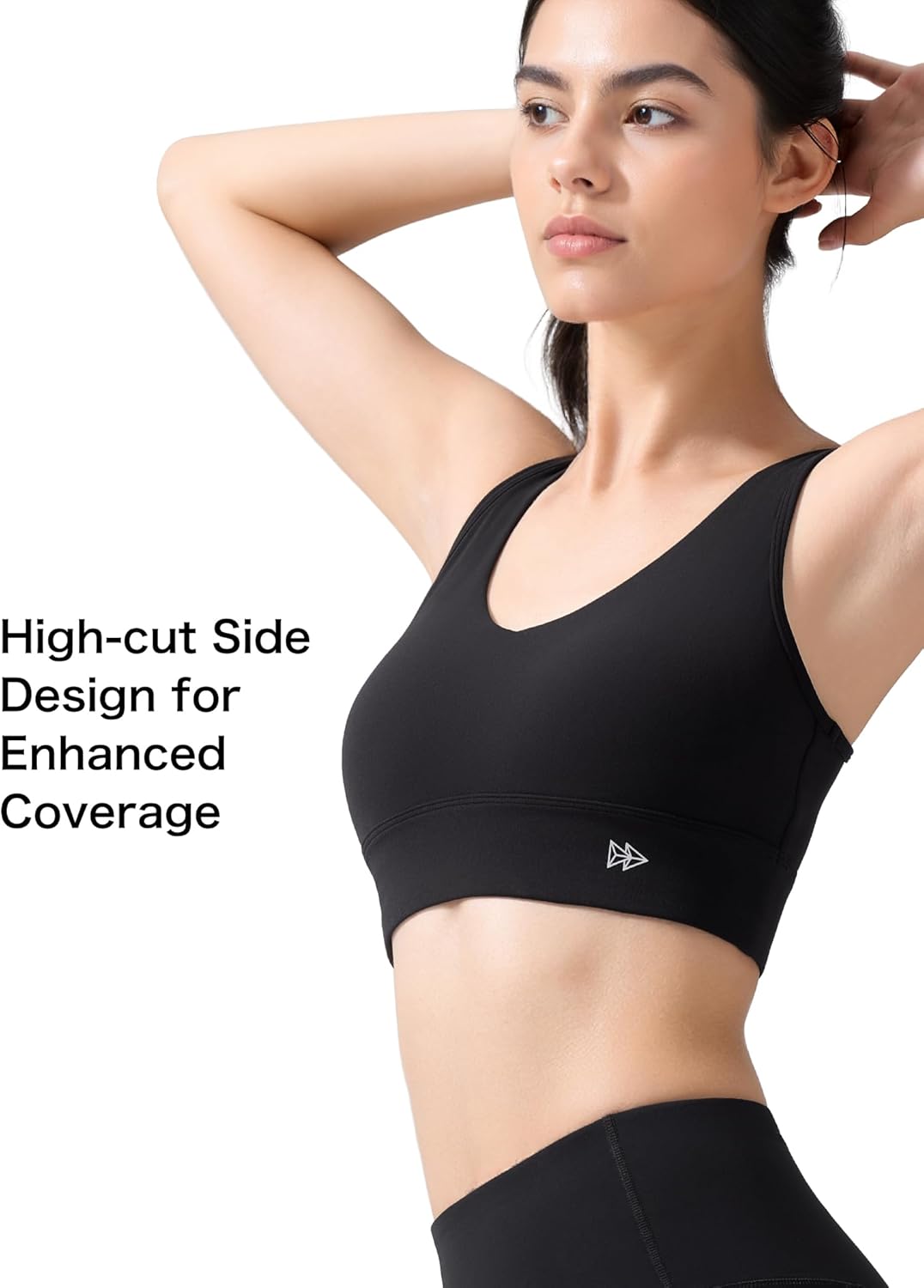 Yvette Yoga Bras Light Support Cross Back Sports Bras U Neck with Wide Straps Fixed Pads for Workout Gym Pilates Daily - Image 3