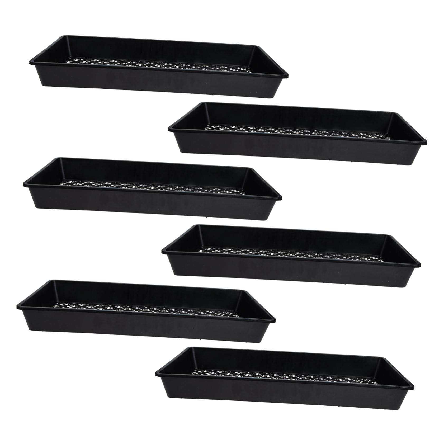 TOYANDONA 6pièces Lot de Plateaux de Semis Multi Germination des Germes Pratiques pour Jardinage et Culture