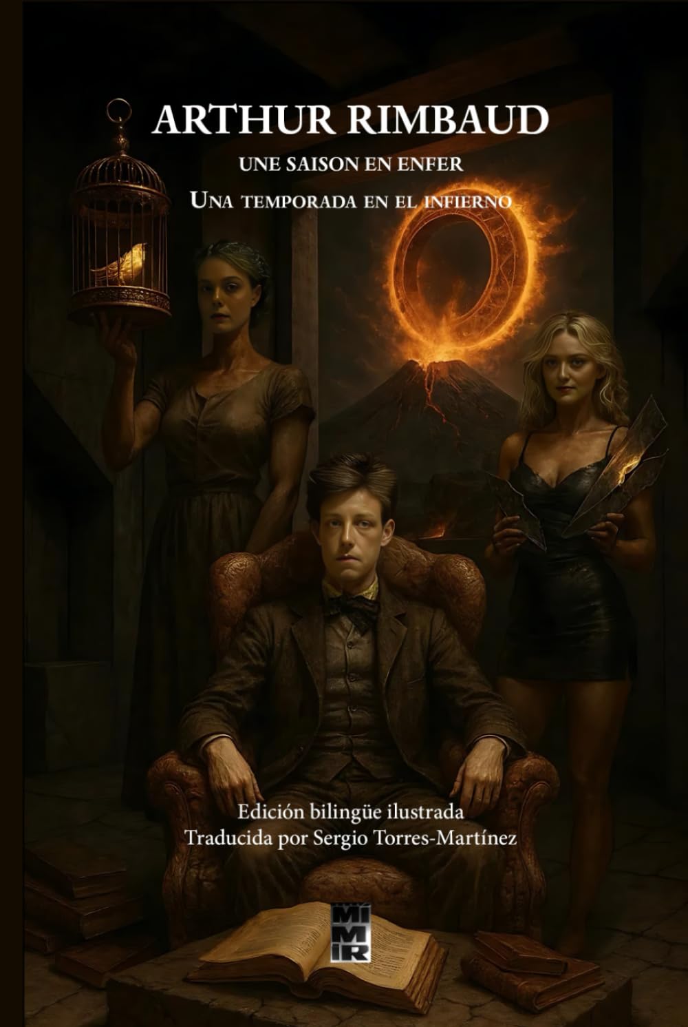 Una temporada en el infierno: Edición bilingüe ilustrada