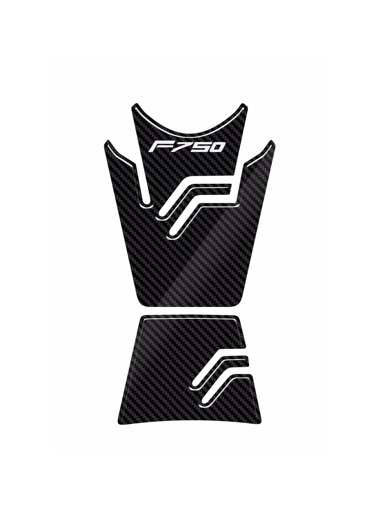 Étui réservoir carbone anti-rayure moto F750GS protection pad F850GS