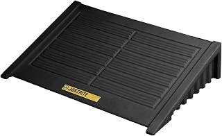 Justrite 28688 Black Ramp for 4 Drum Square EcoPolyBlend Spill Control Pallets, 49
