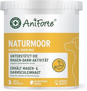 AniForte Heilmoor für Hunde 750g – Verbessert die Kotbeschaffenheit, Verdauung, Immunsystem, Magen-Darm-Aktivität, Appetit Anregung – Naturmoor Heilerde für Hunde product image