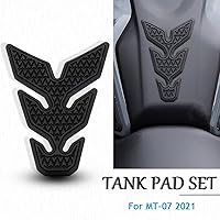 Vista 2 de Fuel Tank Sticker Decal for Y&AMAHA MT07 MT 07 MT-07 Side Fuel Tank Pad Tank Pads Protector Stickers Decal Knee Grip Traction Pad 2021 (Color AB)